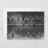 Carte postale Pigeon Foosball (Devant / Derrière)