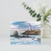 Carte postale Pigeon Point Lighthouse (Debout devant)