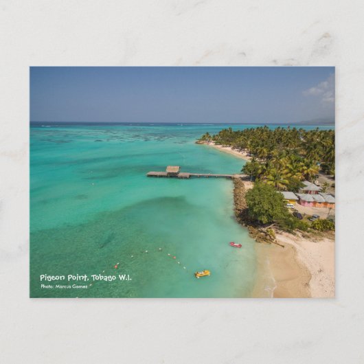 Carte Postale Pigeon Point Tobago (Devant)