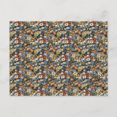 Carte Postale PIGEON Stereogram Magic Eye - No Envelope (Devant)