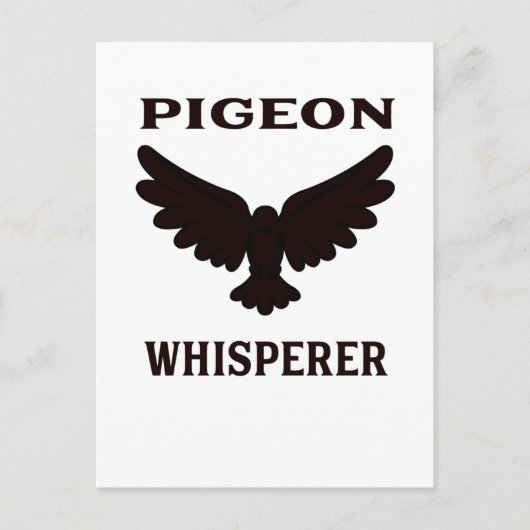 Carte Postale Pigeon Whisperer (Devant)