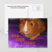 Carte postale PIGGY À OEIL BOGUE (Devant / Derrière)
