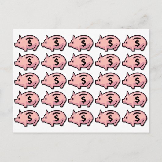 Carte Postale Piggy Banks (Devant)