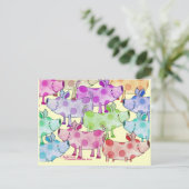 Carte Postale Piggy Collage (Debout devant)