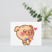 Carte Postale Piggy in Love (Debout devant)