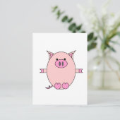 Carte postale Piggy Power (Debout devant)