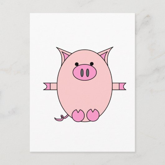 Carte postale Piggy Power (Devant)