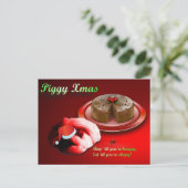 Carte postale Piggy Xmas (Debout devant)