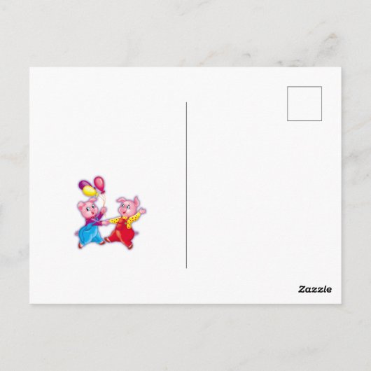 Carte Postale pignon mignon (Dos)