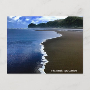 Carte Postale Piha Beach, Nouvelle-Zélande