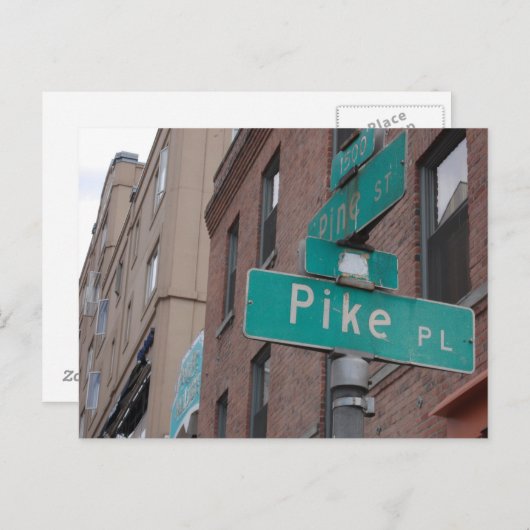 Carte postale Pike (Devant / Derrière)