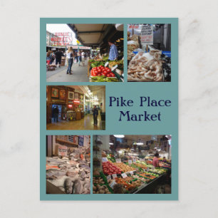 Carte Postale Pike Place Collage