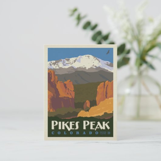 Carte Postale Pikes Peak, Colorado (Debout devant)