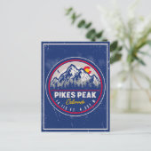 Carte Postale Pikes Peak Colorado Mountain Camping Randonnée (Debout devant)