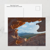 Carte Postale Pikes Peak encadré, Colorado (Devant / Derrière)