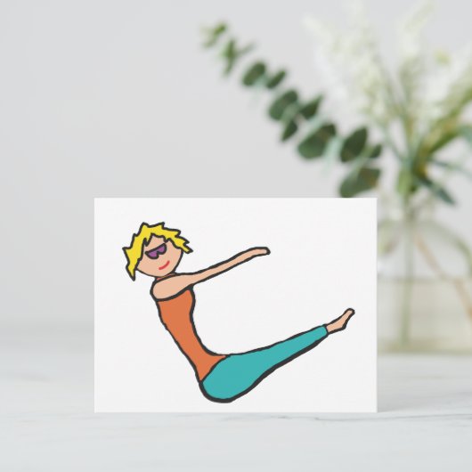 Carte Postale Pilates (Debout devant)