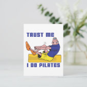 Carte Postale Pilates amusants (Debout devant)