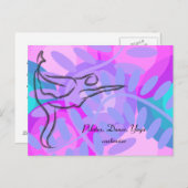 Carte Postale Pilates, danse, yoga ? ? (Devant / Derrière)