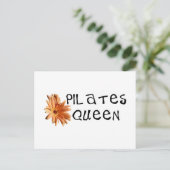 Carte Postale Pilates queen design unique! (Debout devant)