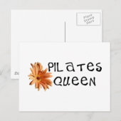 Carte Postale Pilates queen design unique! (Devant / Derrière)