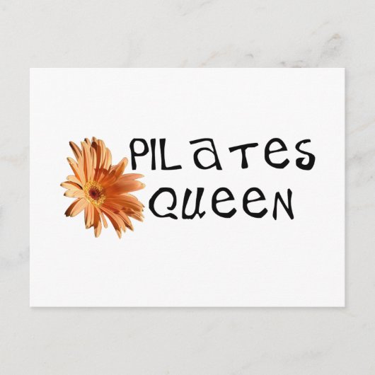 Carte Postale Pilates queen design unique! (Devant)