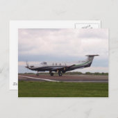 Carte Postale Pilatus PC 12 SP-NWM (Devant / Derrière)