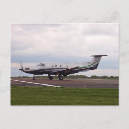 Carte Postale Pilatus PC 12 SP-NWM (Devant)