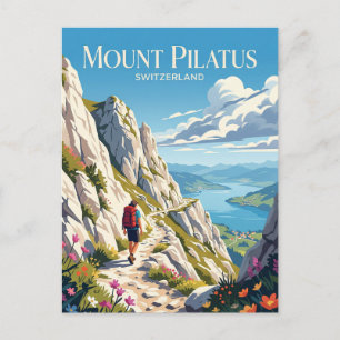 Carte Postale Pilatus Suisse