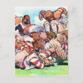 Carte Postale Pile De Chien Sur Le Gridiron (Devant)