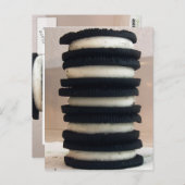 Carte Postale Pile de cookies (Devant / Derrière)