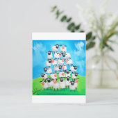 Carte Postale Pile de mouton (Debout devant)