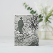 Carte Postale Pile de neige (Debout devant)