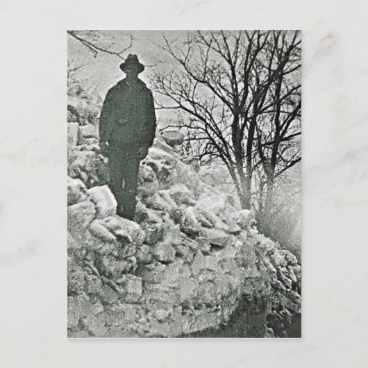 Carte Postale Pile de neige (Devant)
