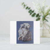 Carte Postale Pile d'ours polaire (Debout devant)