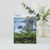 Carte Postale : Piles De Mer Et Iris (Portrait) (Debout devant)