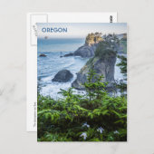 Carte Postale : Piles De Mer Et Iris (Portrait) (Devant / Derrière)