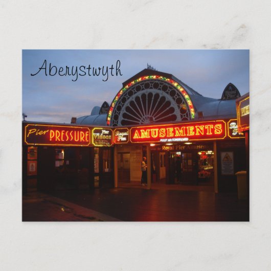 Carte Postale Pilier d'Aberystwyth (Devant)