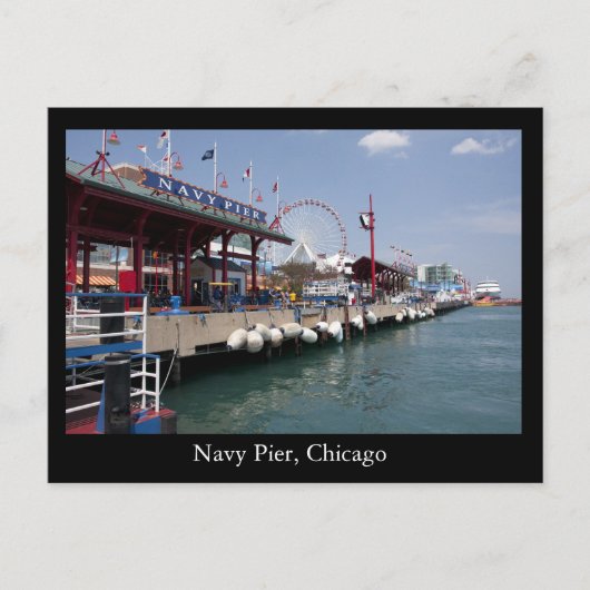 Carte Postale Pilier de marine, Chicago (Devant)