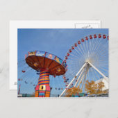 Carte Postale Pilier de marine, Chicago (Devant / Derrière)