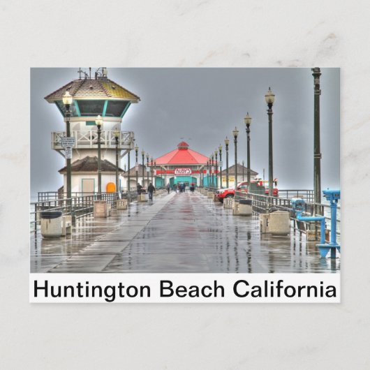 Carte Postale Pilier la 'Californie de Huntington Beach (Devant)