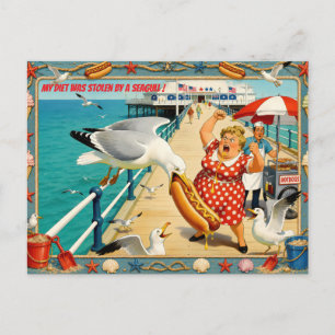 Carte Postale Pillé – Un cours magistral de jeu de volaille