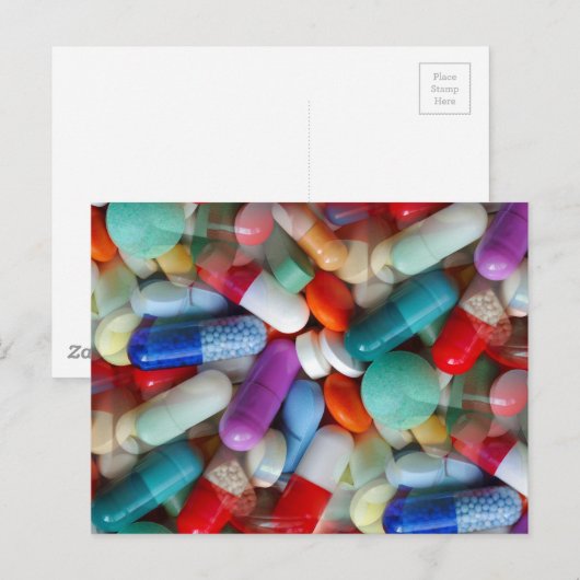 Carte Postale pills (Devant / Derrière)