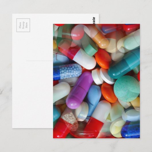 Carte Postale pills (Devant / Derrière)