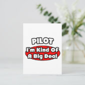 Carte Postale PIlot...Big Deal (Debout devant)