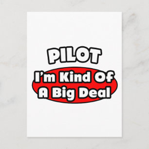 Carte Postale PIlot...Big Deal