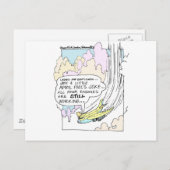 Carte Postale Pilote Avril Fools Dessin Drôle Drôle Cadeaux Et T (Devant / Derrière)