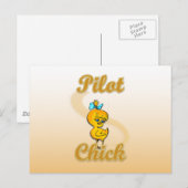 Carte Postale Pilote Chick (Devant / Derrière)