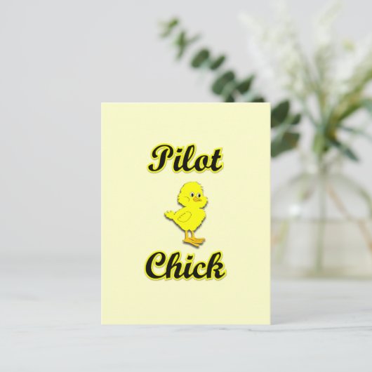Carte Postale Pilote Chick (Debout devant)