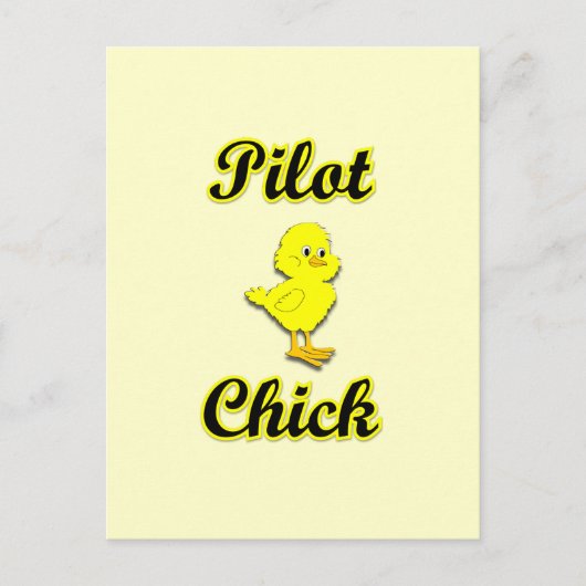 Carte Postale Pilote Chick (Devant)