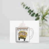 Carte Postale Pilote de bus scolaire (Debout devant)